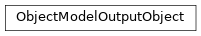 Inheritance diagram of ObjectModelOutputObject